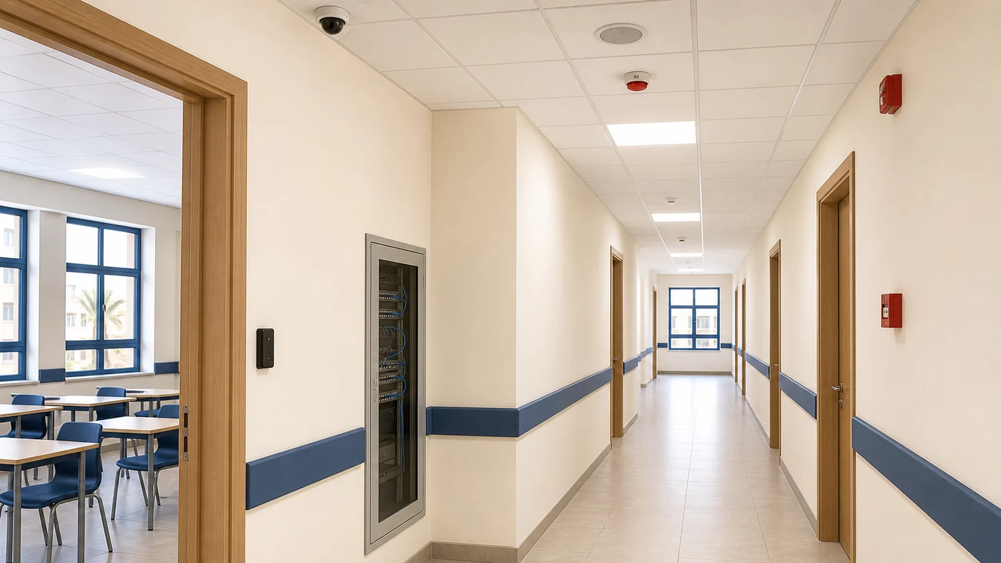 Design and Supply of Low-Current Systems for Dar Luqman Al-Hakim School