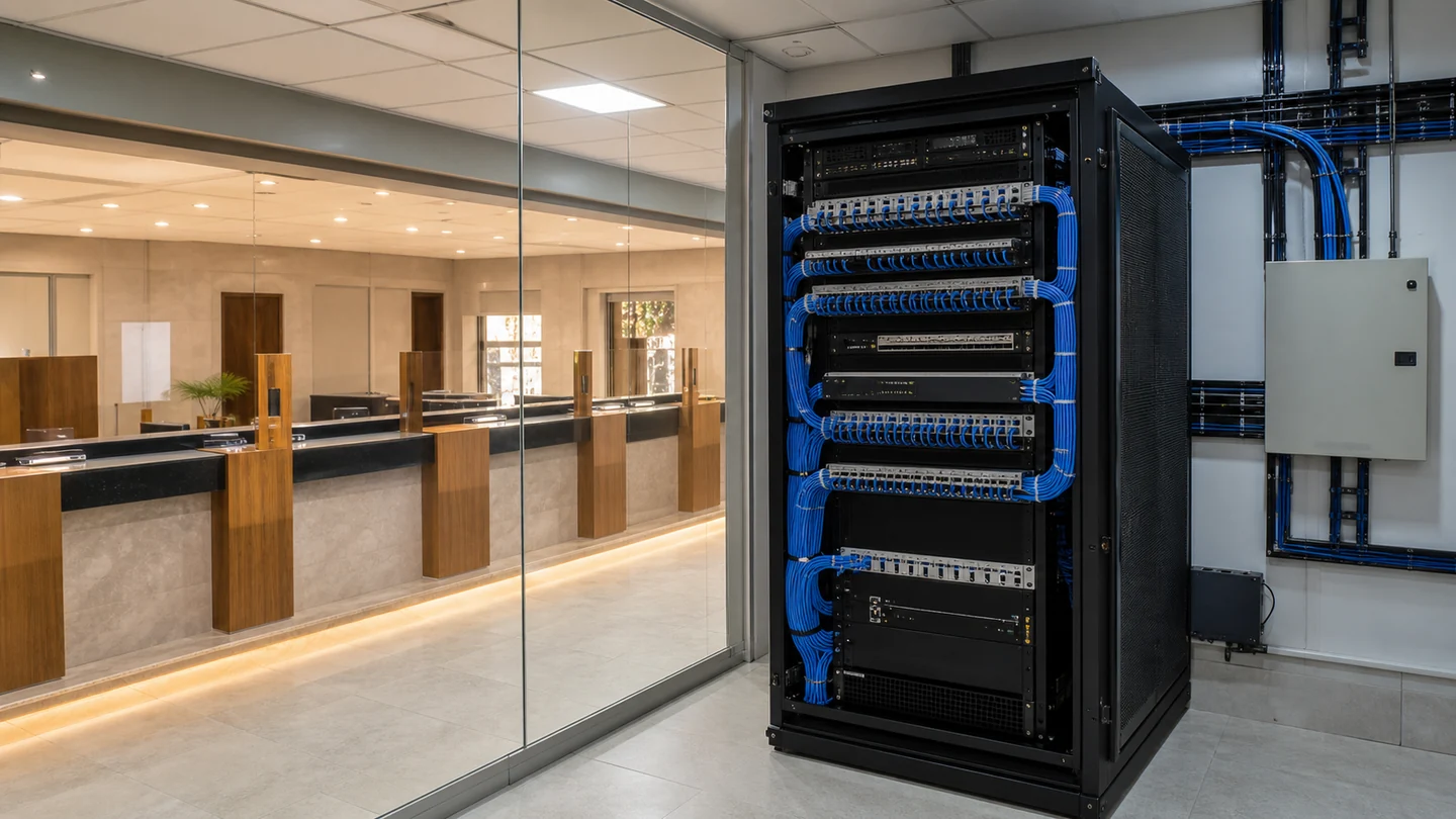 Design and Implementation of Network Systems for 3 Post Offices in Mansoura