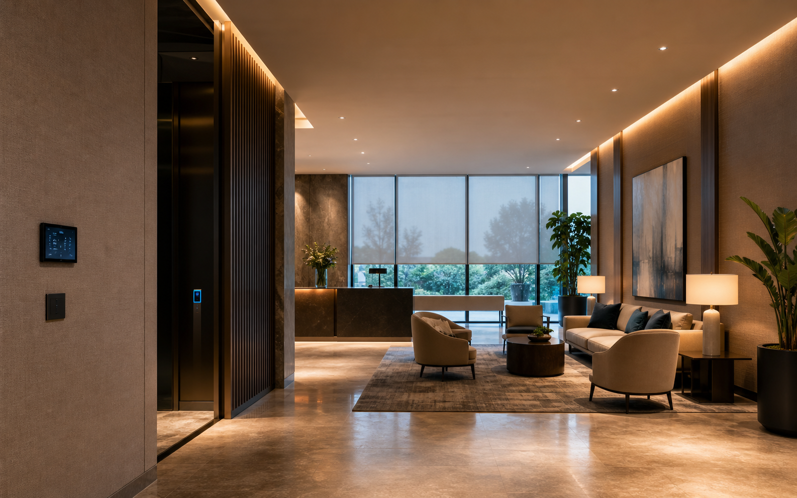 Connected spaces, intelligently managed