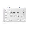 Four-channel Wi-Fi smart switch with dry contacts, RF control and professional DIN-rail installation.