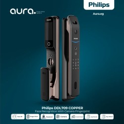 Philips EasyKey DDL709-FVP-7HWS Smart Video Door Lock