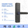 Tuya Fingerprint Smart Lever Door Lock