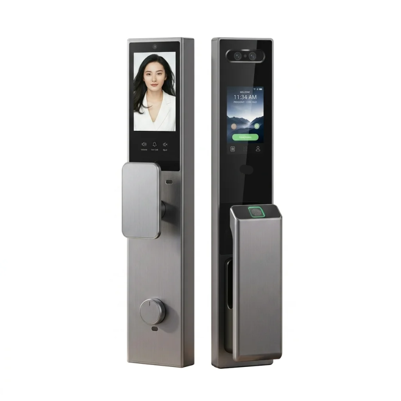 Full-Automatic Smart Video Door Lock with Dual Screen