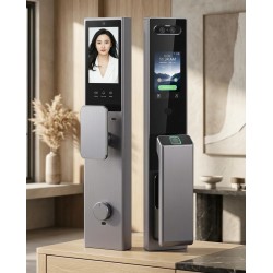 Full-Automatic Smart Video Door Lock with Dual Screen