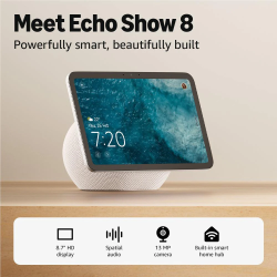 Amazon Echo Show 8 (4th Generation) – AI-Powered HD Smart Display with Alexa+
