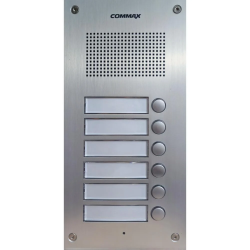 COMMAX DR-6UM 6-Button Audio Intercom Door Panel