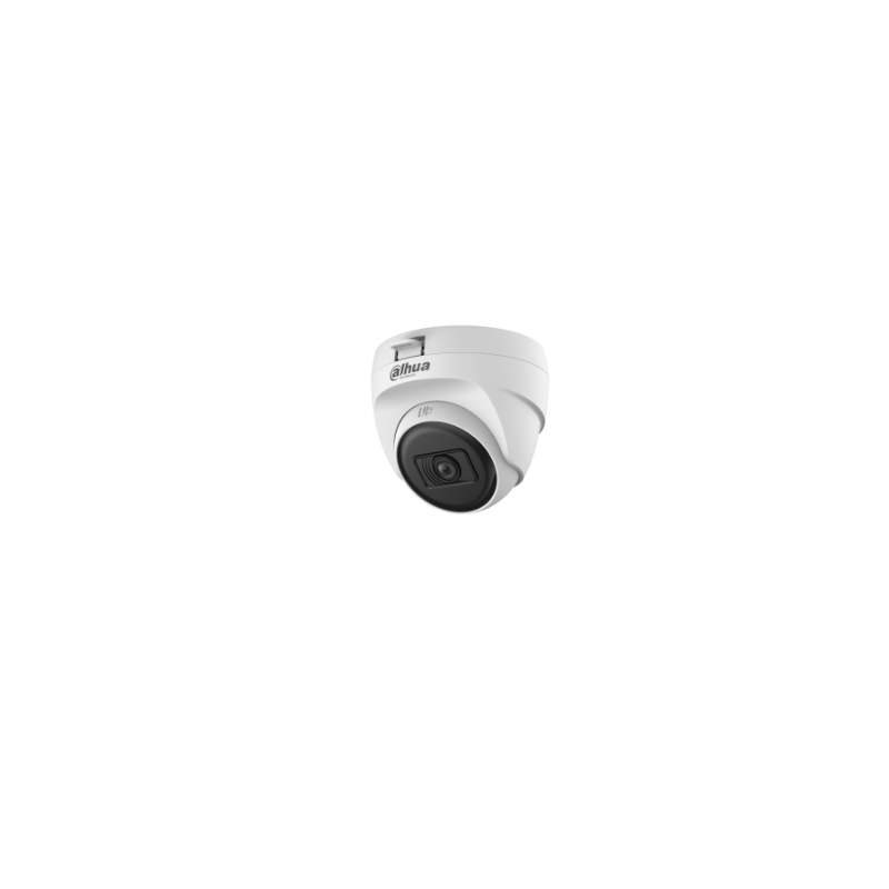 Dahua 2MP Full HD Indoor Eyeball Camera with Smart IR Night Vision up to 20m, Fixed Lens and CVI / TVI / AHD / CVBS Support