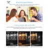 Dahua 3MP AI Smart Indoor Camera with Human Detection, Auto Tracking, Night Vision and Two-Way Audio