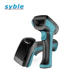 Syble Wireless 1D and 2D QR Barcode Scanner with Bluetooth, 2.4GHz Wireless, Charging Base and Offline Storage