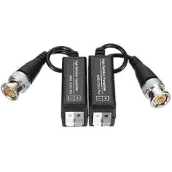Coaxial Video Balun Connector for CCTV Cameras with BNC to UTP Signal Transmission