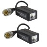 Coaxial Video Balun Connector for CCTV Cameras with BNC to UTP Signal Transmission