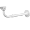 L-Shaped Security Camera Mounting Bracket with 60–120cm Adjustable Length and Internal Cable Management