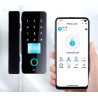 Smart Glass Door Lock | Fingerprint, Tuya WiFi & NFC
