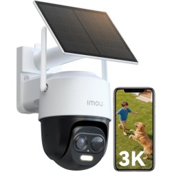 ☀️📹 IMOU 2C All In One – 5MP Solar Camera, No Wire, 5000mAh Battery, 360° Cover, Human Tracking, Color Night Vision, 120dB Siren