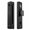 🔐 كالون Bosch FU8 الأسود – وجه 3D وأوردة الكف وبصمة، كاميرا Cat Eye وفيديو كول وتحكم عبر Tuya